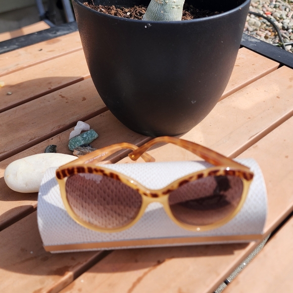 Jimmy Choo Malaya Tortoiseshell Sunglasses - Picture 4 of 9